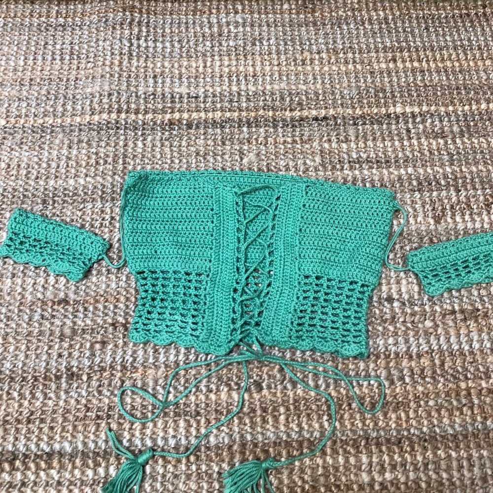 Handmade Crochet Festival Top
